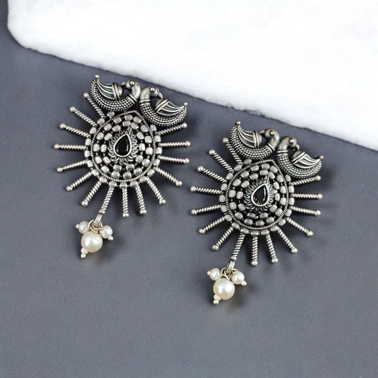 Designer Iconic Look Dangler Hook Earring